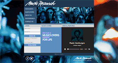 Desktop Screenshot of musicresearch.com
