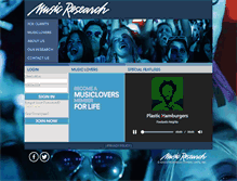 Tablet Screenshot of musicresearch.com
